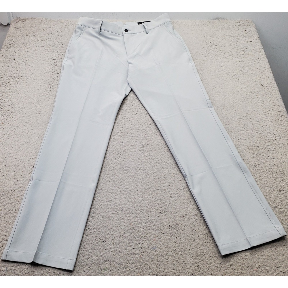 Dunning Golf Chino Pants Mens 32/30 Gray Performance Stretch Quick Dry D7S13P067